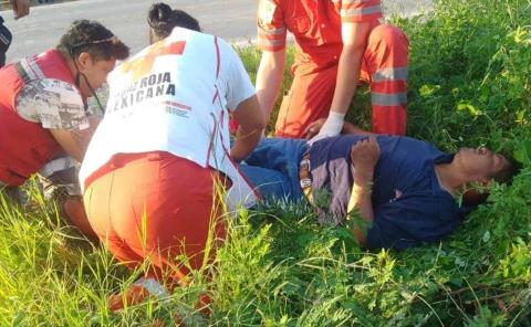 Herido en choque otro motociclista         
