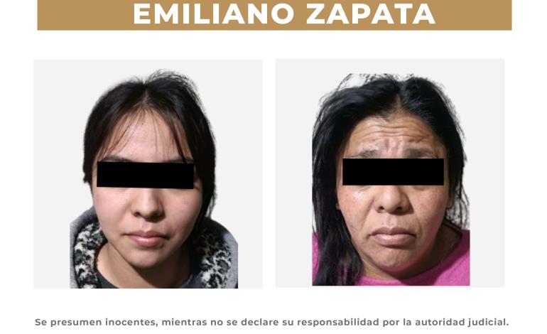 SSPH detiene a dos personas por narcomenudeo en Emiliano Zapata