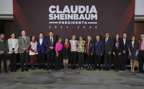 Presenta Menchaca Salazar proyectos estratégicos a Claudia Sheinbaum

