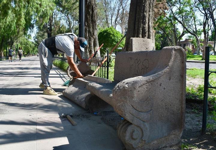 Dan mantenimiento a Calzada de Guadalupe