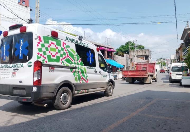 Mujer adulto se desmayó en el boulevard 20 de Noviembre