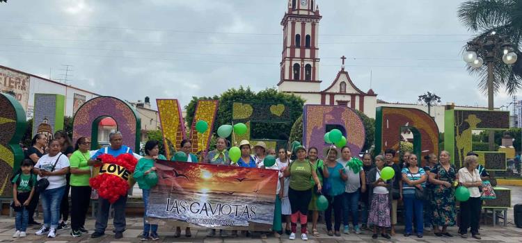 Abuelitos encabezaron caminata y exposición 