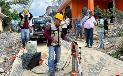 Supervisó la ASEH rehabilitación de calle
