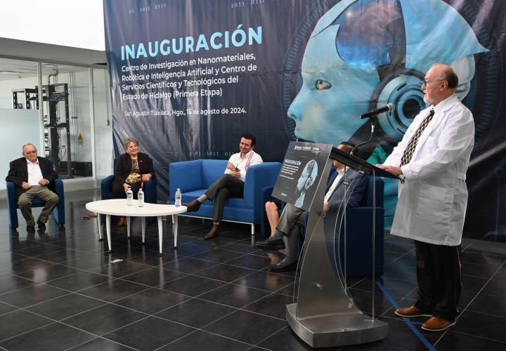 Inauguran Centro de Investigación en Nanomateriales, Robótica e Inteligencia Artificial