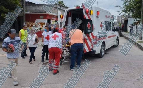 Lesionada en carambola
