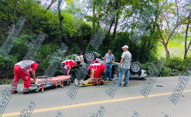 Lesionados en volcadura