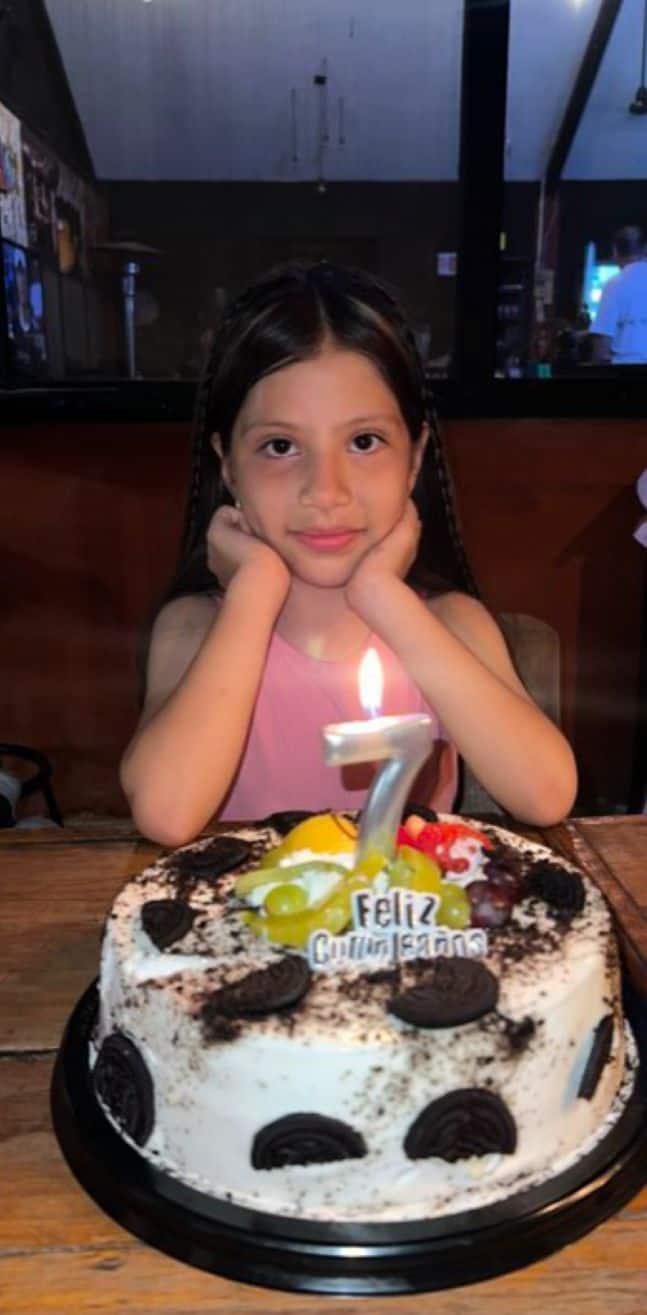 7 años cumplió la hermosa Amanda 