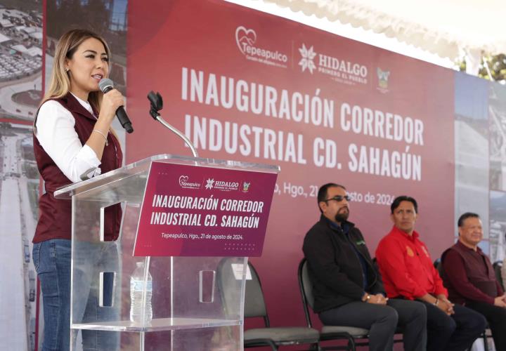 Julio Menchaca inaugura modernización del corredor Industrial de Ciudad Sahagún