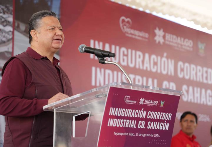 Julio Menchaca inaugura modernización del corredor Industrial de Ciudad Sahagún