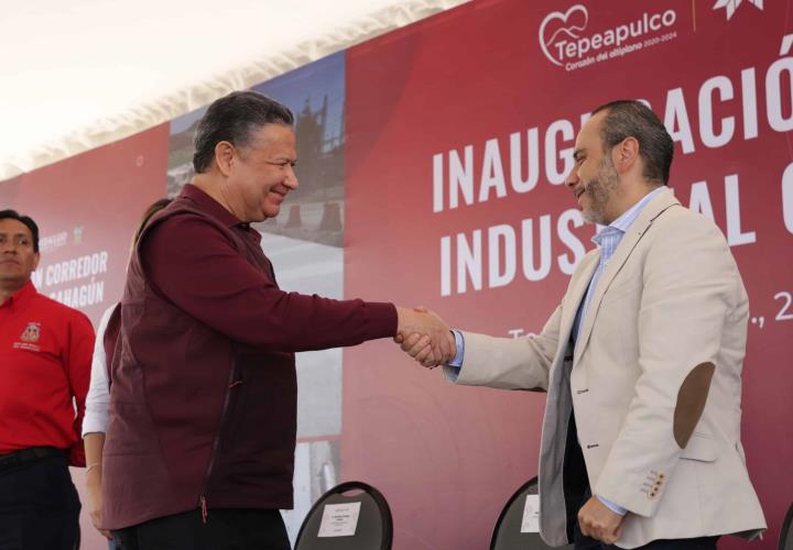 Julio Menchaca inaugura modernización del corredor Industrial de Ciudad Sahagún