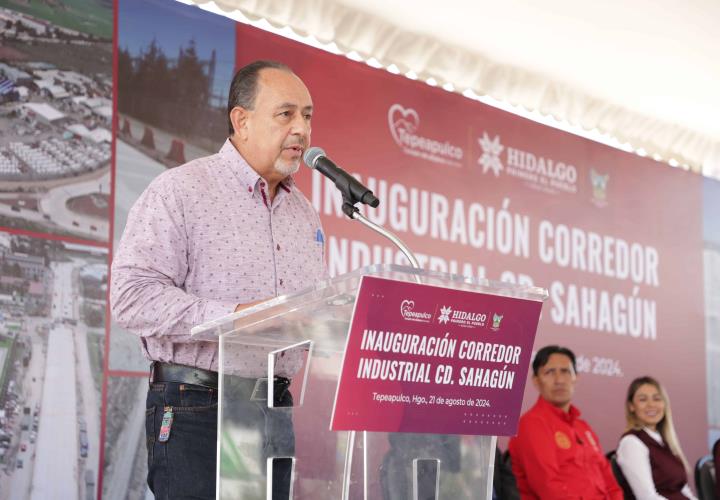 Julio Menchaca inaugura modernización del corredor Industrial de Ciudad Sahagún