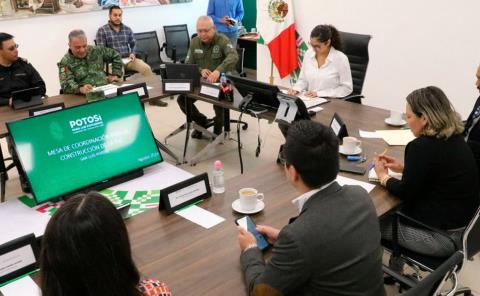 Mesa de trabajo para análisis de seguridad
