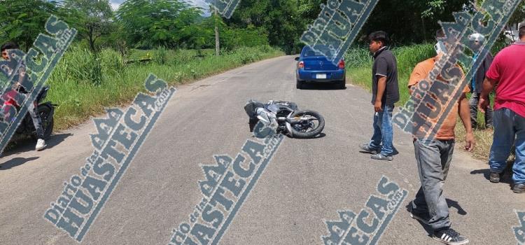 Taxista arrolló a motociclista