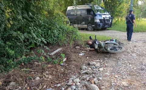 Fue crimen muerte de un motociclista