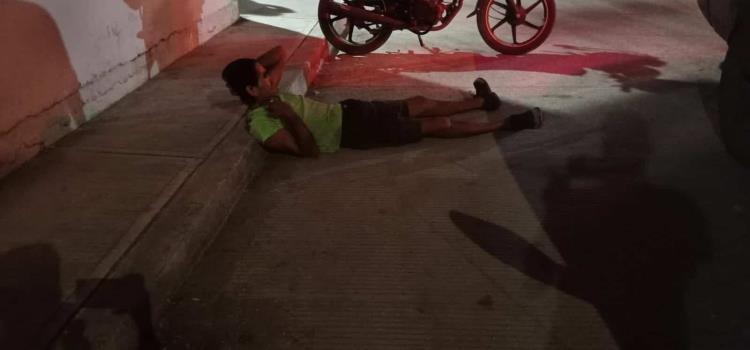 IMPACTARON A MOTOCICLISTA