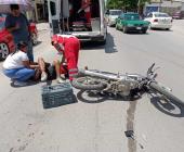 MOTOCICLISTA FRACTURADO