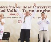 Inauguró AMLO la Valles-Tamazunchale