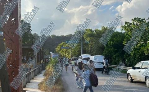 Bloquearon la  carretra Álamo - Tamazunchale