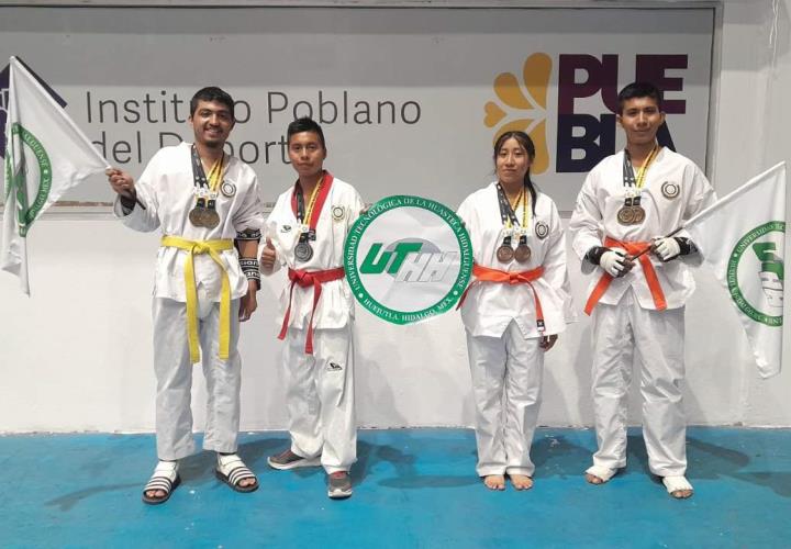 Destacan estudiantes de la UTHH en campeonato nacional deportivo