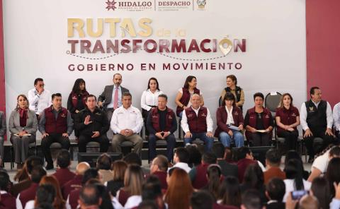 Menchaca Salazar reconoce al personal operativo de las Rutas de la Transformación