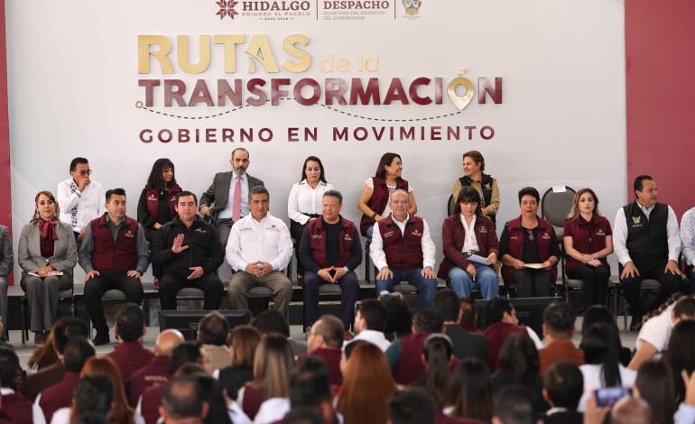 Menchaca Salazar reconoce al personal operativo de las Rutas de la Transformación