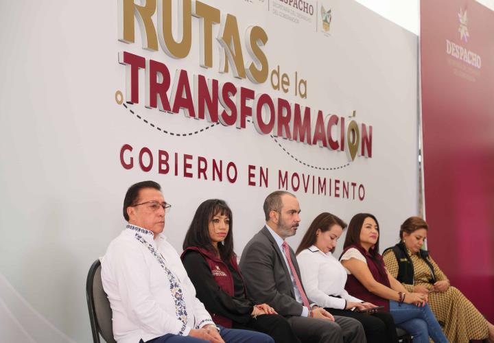 Menchaca Salazar reconoce al personal operativo de las Rutas de la Transformación