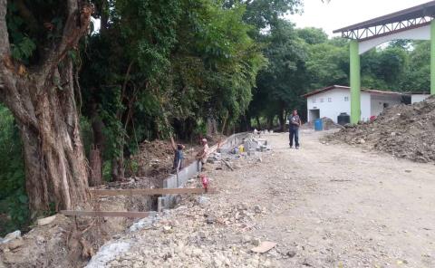 Gran avance en los trabajos de la unidad deportiva