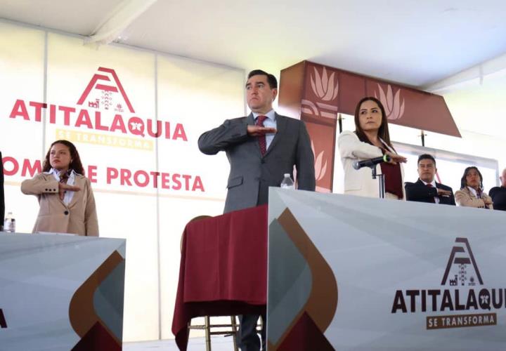 Titular de la Saderh acudió a toma de protesta de los ayuntamientos de Tula de Allende y Atitalaquia