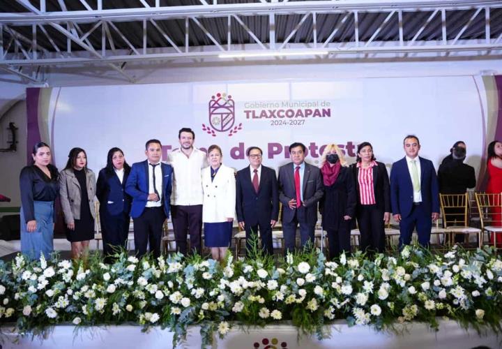 Gobierno estatal impulsa la transformación en Tlaxcoapan, durante toma de protesta de sualcaldesa