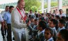 Natividad Castrejón escuchó al sector educativo de Huehuetla