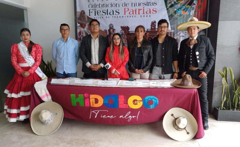 Villa de Tezontepec se prepara para sus fiestas patrias