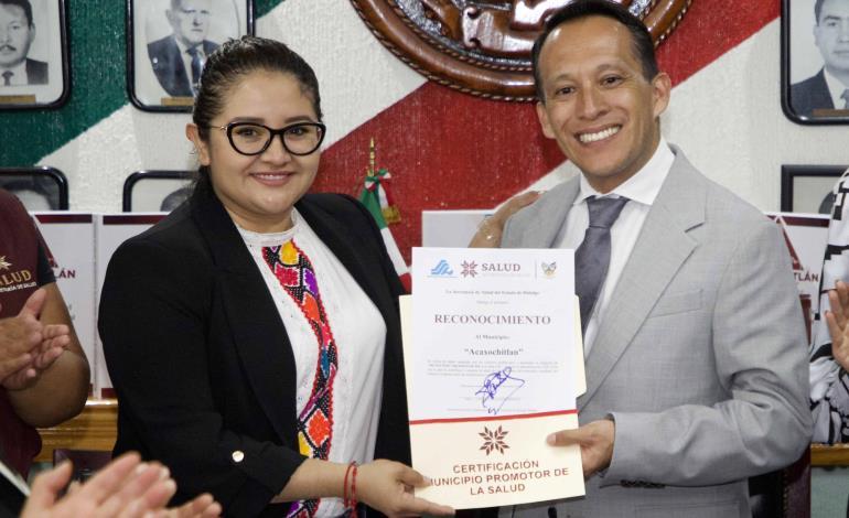 Avanza la certificación de municipios como Promotores de la Salud