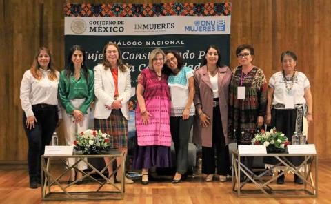 Hidalgo presente en el diálogo nacional "Mujeres construyendo paz desde la comunidad" 
