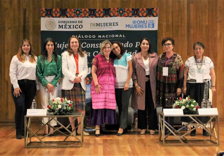 Hidalgo presente en el diálogo nacional "Mujeres construyendo paz desde la comunidad" 