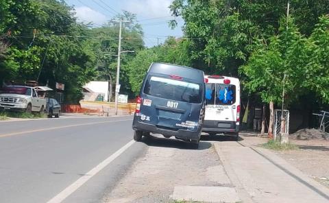 Motociclista herido al derrapar