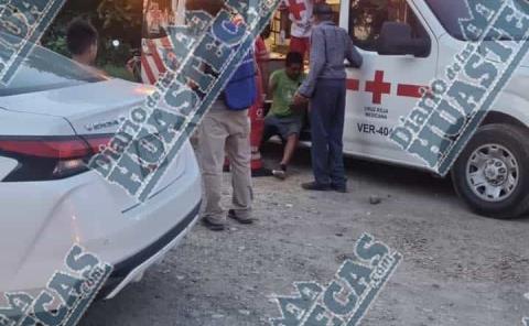 Auto atropelló a un joven
