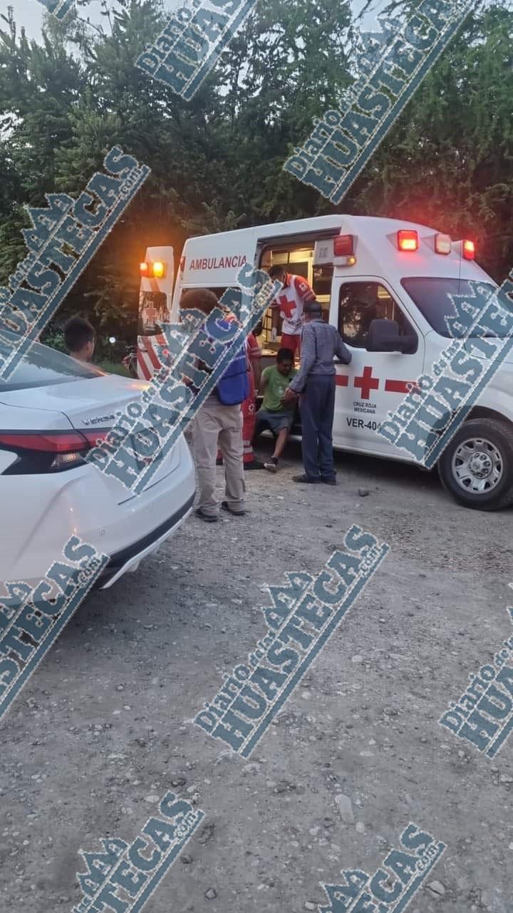 Auto atropelló a un joven