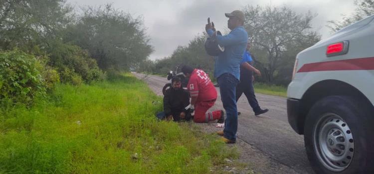 MOTOCICLISTA QUEDÓ GRAVE