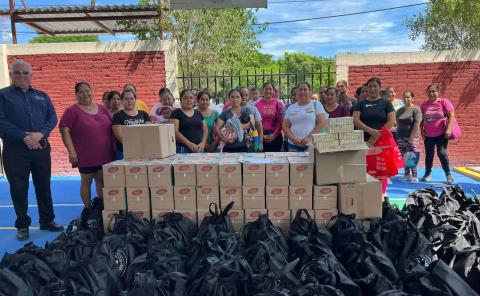 Entregaron más "Costalitos Nutritivos" en comunidades 
