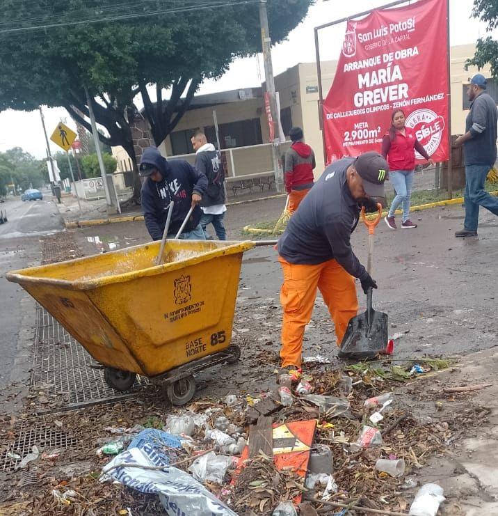 Atendieron afectaciones que causaron las lluvias