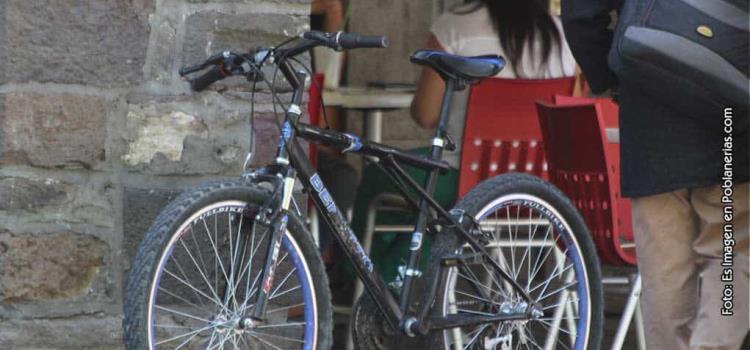 Robaron bicicleta de una vivienda