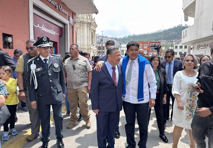 Recorre Gabinete de Gobierno Centro Histórico de Pachuca