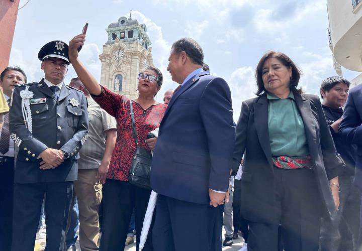 Recorre Gabinete de Gobierno Centro Histórico de Pachuca