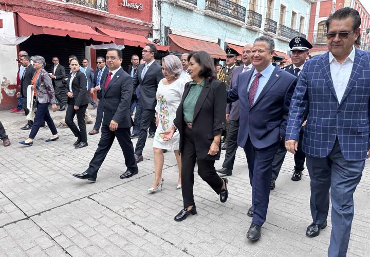 Recorre Gabinete de Gobierno Centro Histórico de Pachuca