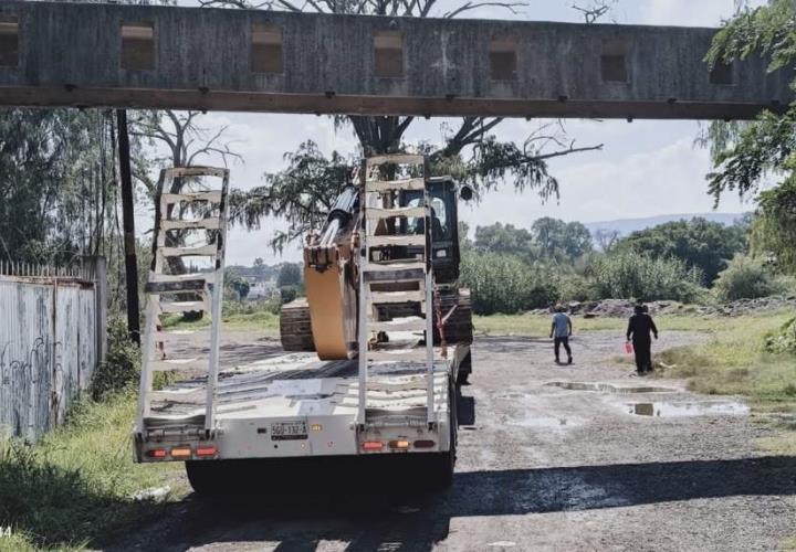 Como medida preventiva, SIPDUS envía maquinaria a la región Tula