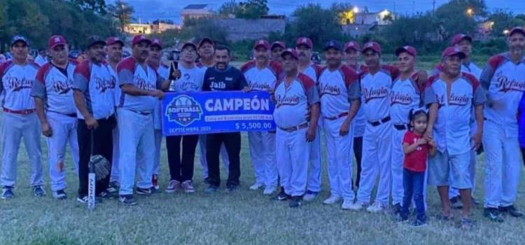 El Refugio, monarcas del softbol