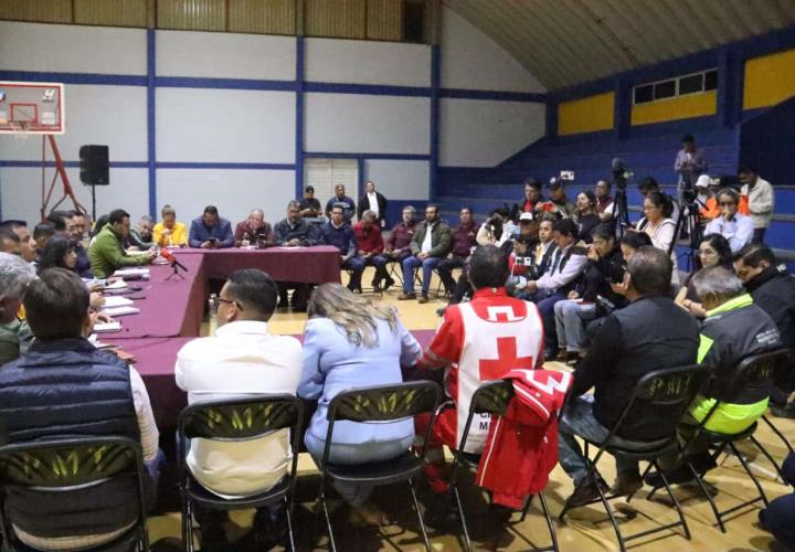 Sesiona en Tula, el Comité de Emergencias del Estado de Hidalgo