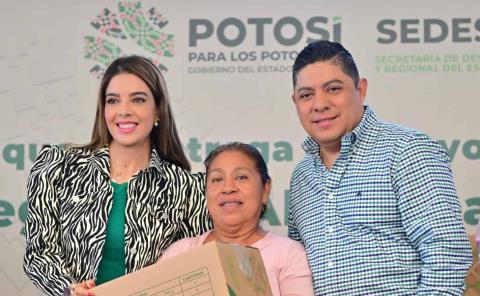 Gallardo anuncia entrega de programa alimentario cada 45 días