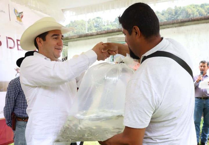 Apoya SADERH a mujeres del campo, con la entrega de Huertos Familiares