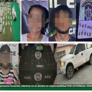 Capturaron a tres presuntos criminales